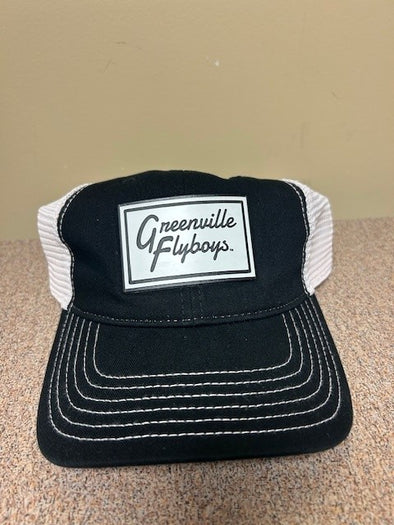 Ladies Black Patch Hat