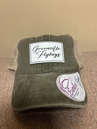 Ladies Green Patch Hat