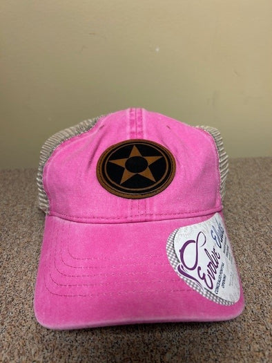 Ladies Pink Star Hat