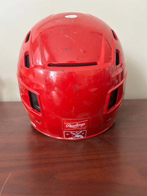Greeneville Reds Game Used Helmet