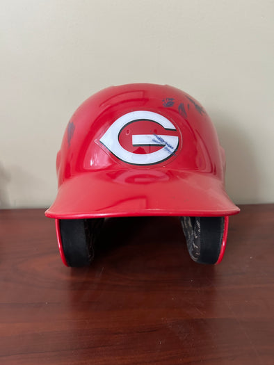 Greeneville Reds Game Used Helmet